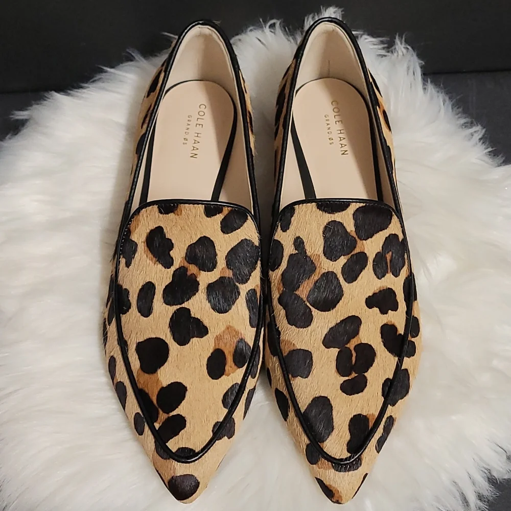 Cole Haan Leopard Print Flats - Picture 2 of 9